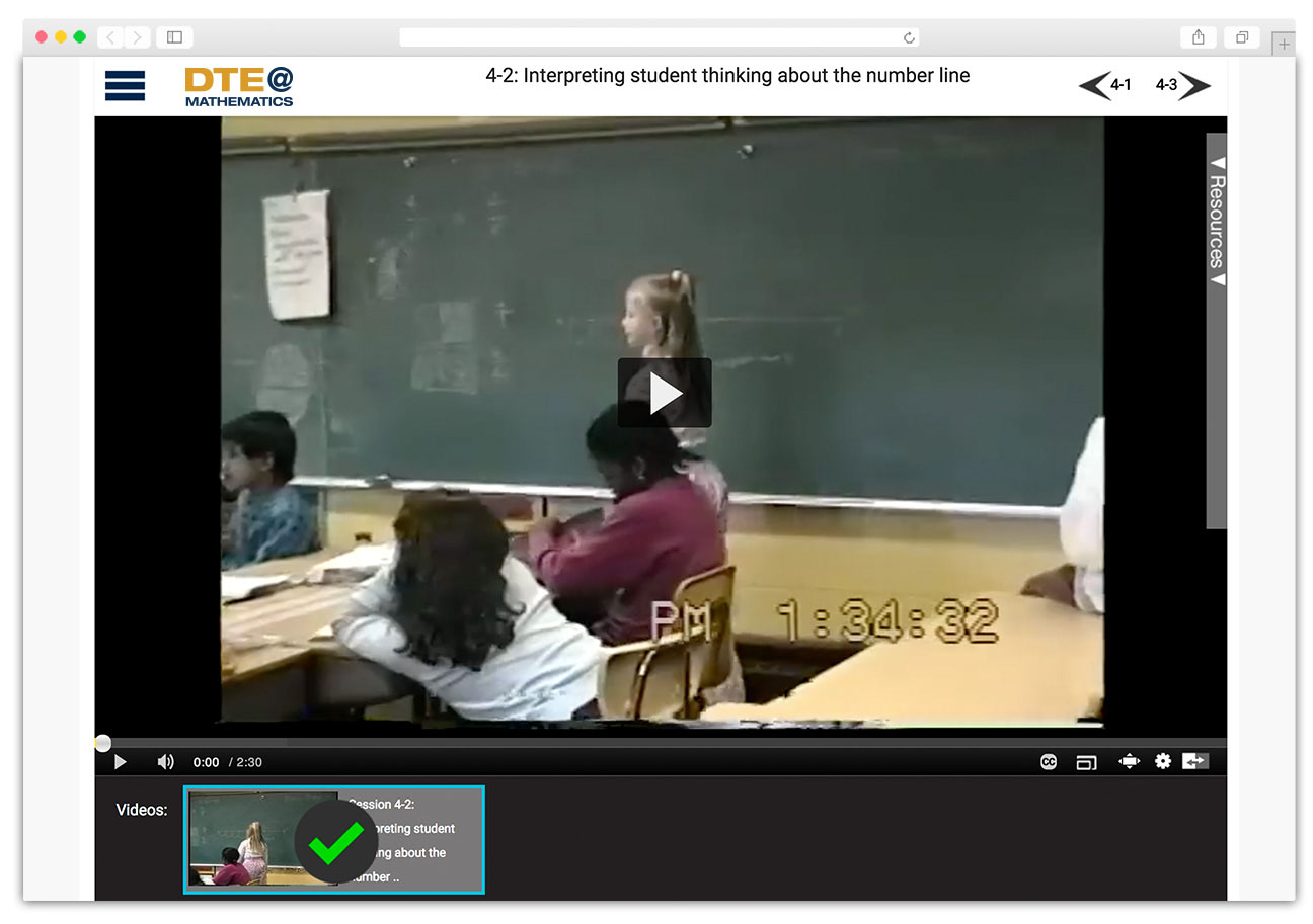 video of math teacher