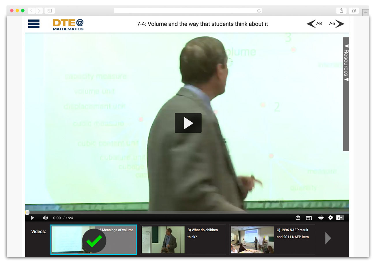 video of math teacher