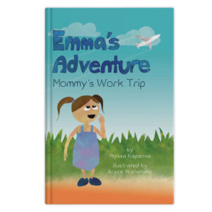 Emma's adventure book cover graphic