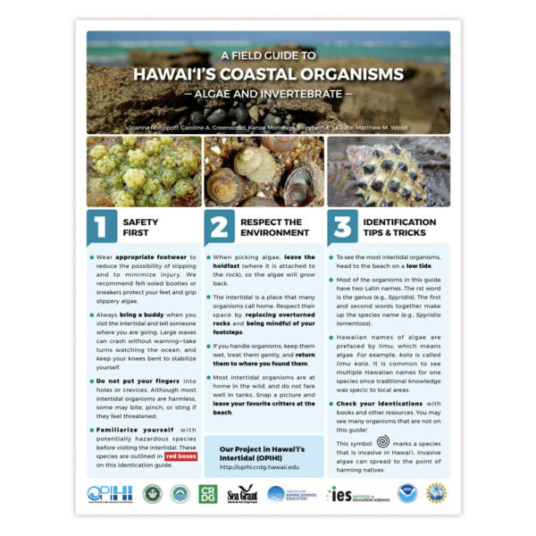 hawaii coastal organisms field guide cover