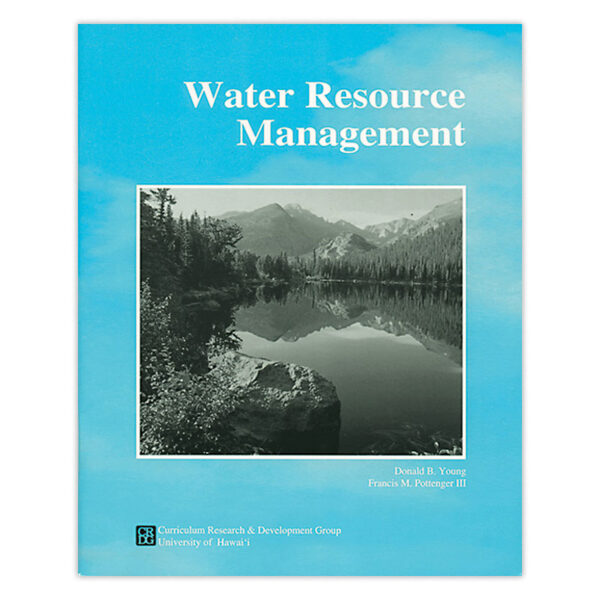 water resource management book cover