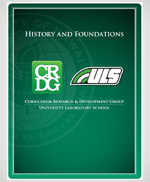 HISTORY AND FOUNDATIONS OF CRDG & ULS pamphlet cover