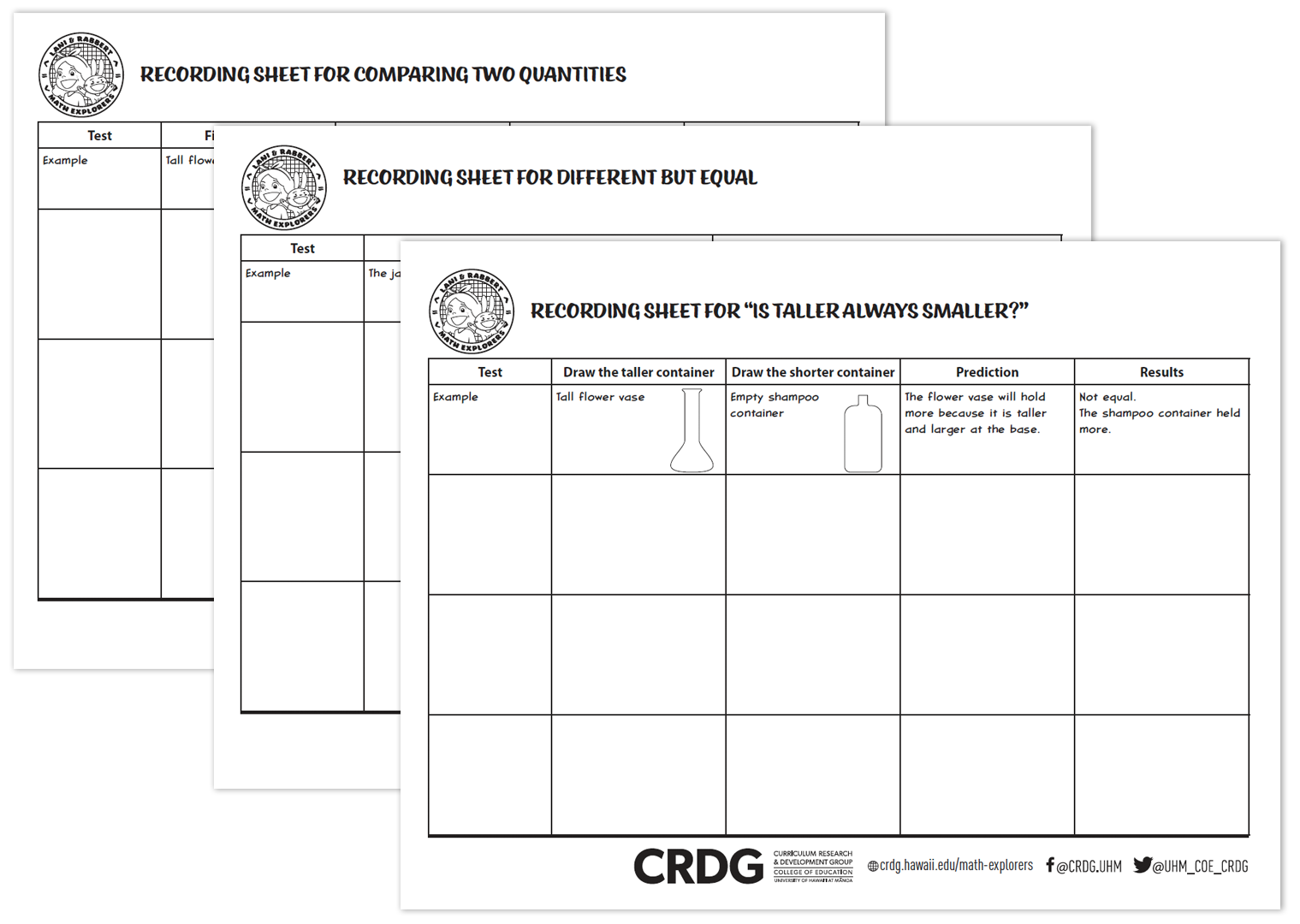 recording sheet graphic